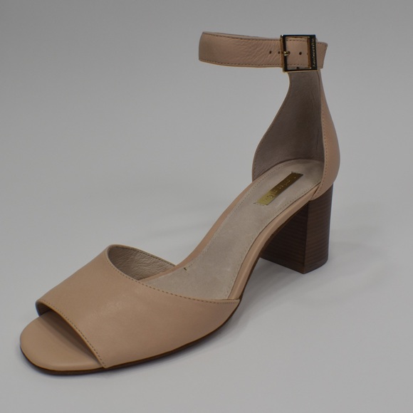 Louise Et Cie Kamisa Nude Leather Heels US 10M - Picture 4 of 13